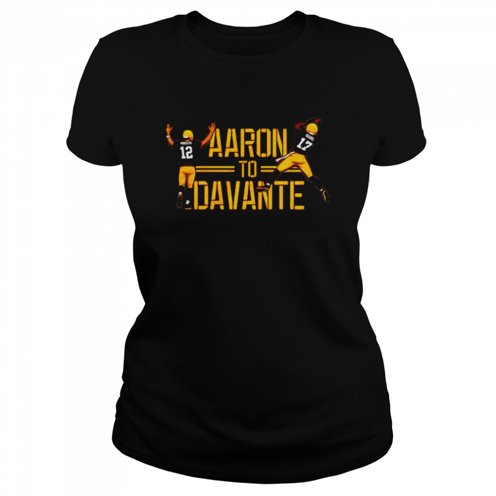 Aaron Rodgers to Davante Adams shirt Classic Women's T-shirt