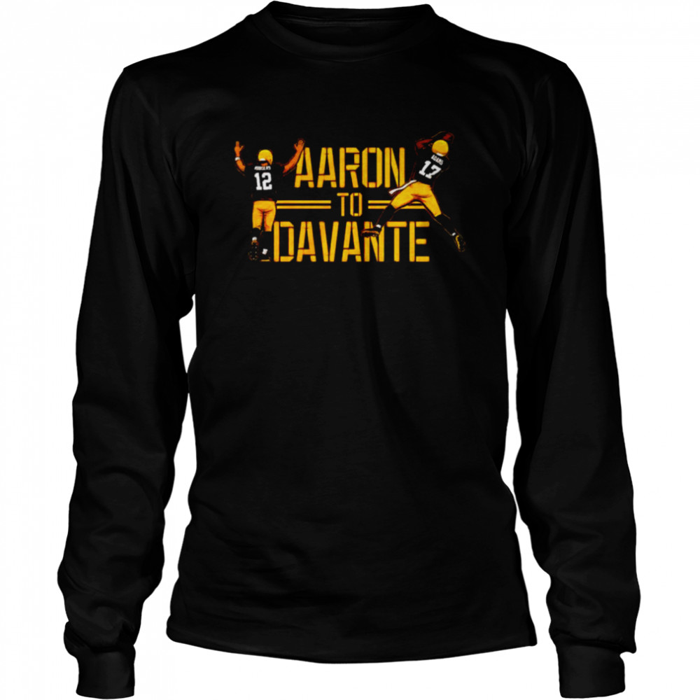 Aaron Rodgers to Davante Adams shirt Long Sleeved T-shirt