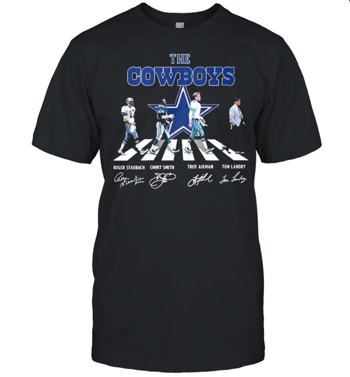 Dallas Cowboys Abbey Road signatures shirt Classic Men's T-shirt