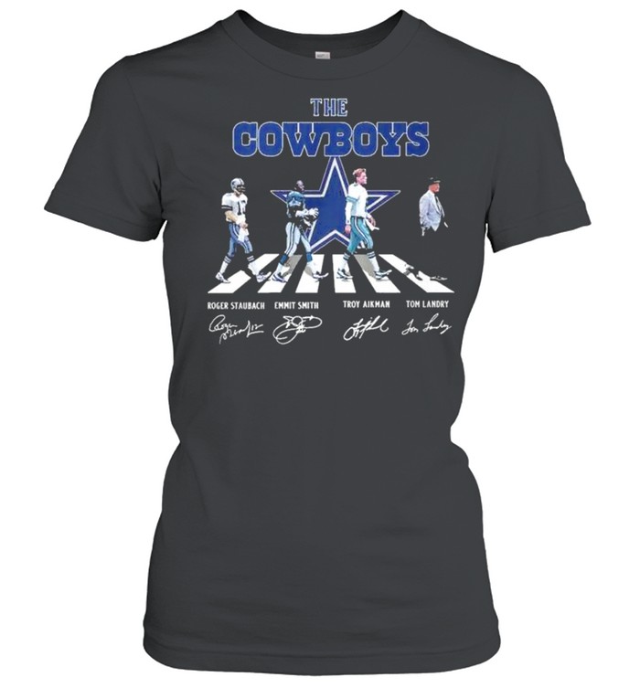 Dallas Cowboys Abbey Road signatures shirt Classic Women's T-shirt