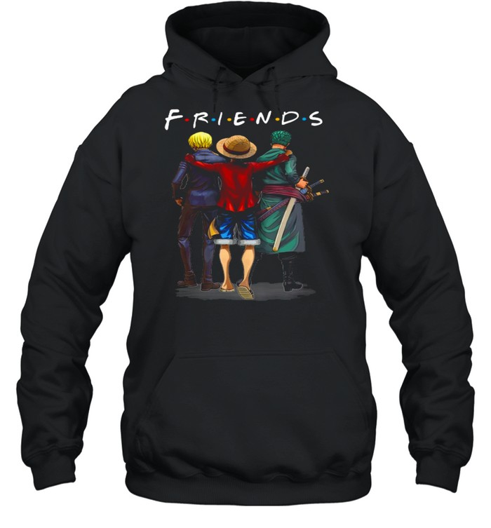 Friends Sanji Luffy Zoro Unisex Hoodie