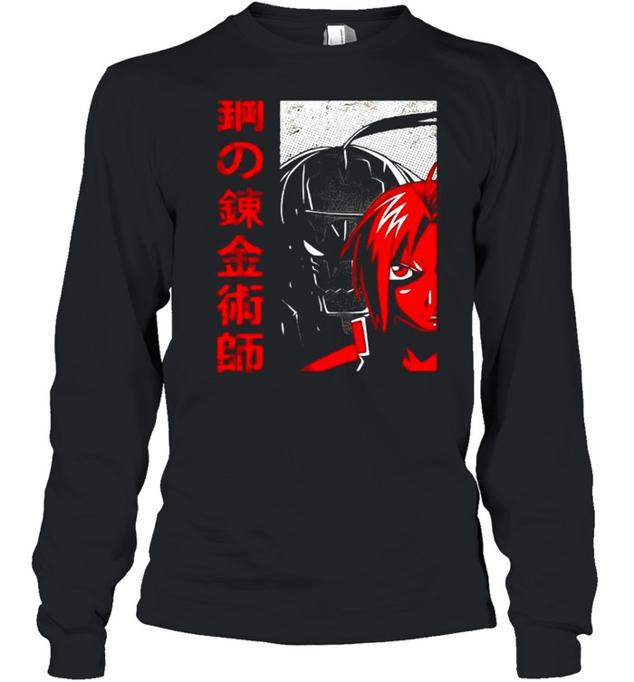 Fullmetal Alchemist Manga Anime T-shirt Long Sleeved T-shirt