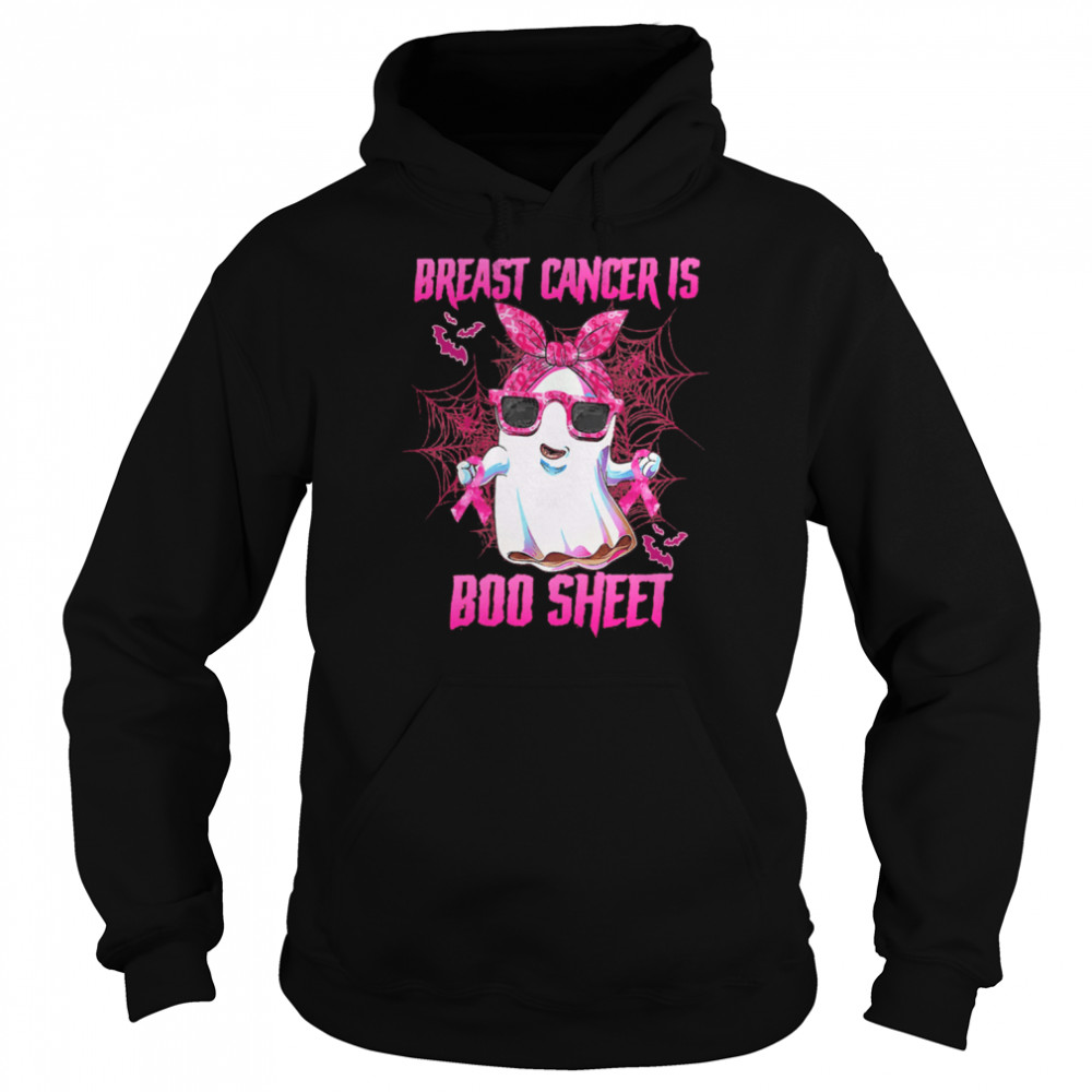 Ghost Breast Cancer Is Boo Sheet shirt Unisex Hoodie