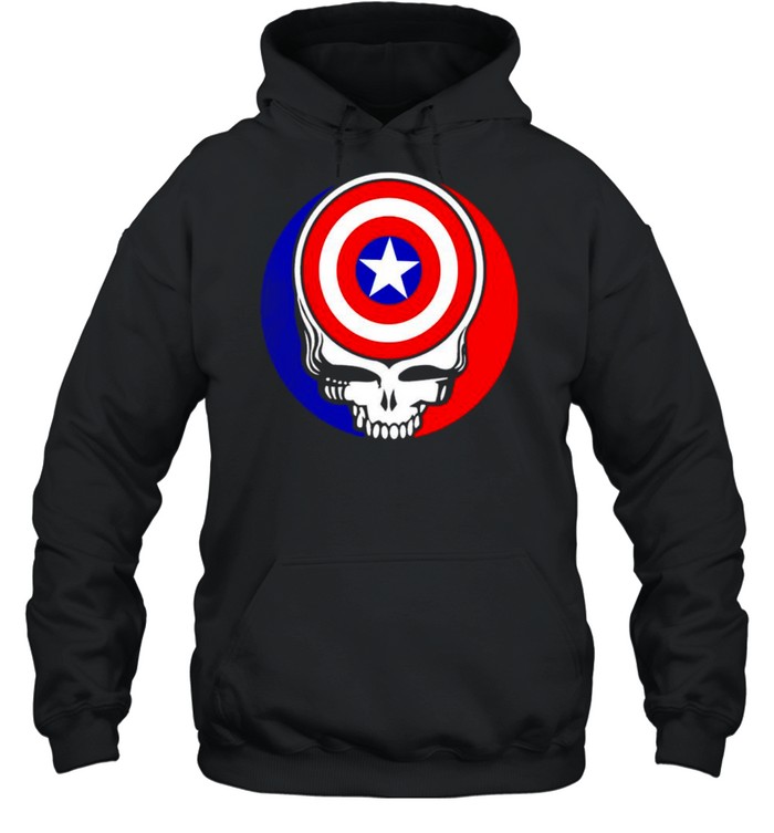 Grateful Dead x Captain America shirt Unisex Hoodie