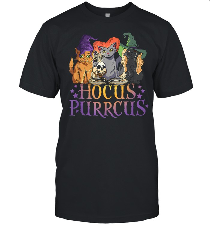 Hocus Purrcus Halloween Witch Cats Parody shirt Classic Men's T-shirt