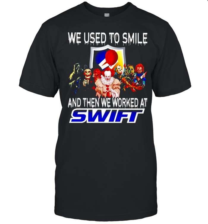 Horror Halloween we used to smile and then we worked at Swift shirt Classic Men's T-shirt