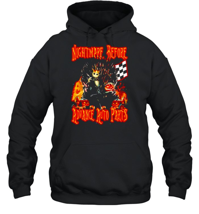 Jack Skellington nightmare before advance auto parts shirt Unisex Hoodie