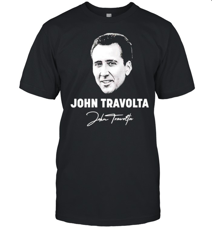 John Travolta Nicolas Cage signature shirt Classic Men's T-shirt