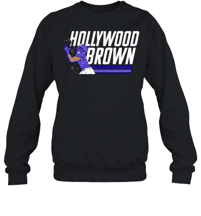 Marquise Brown hollywood Brown shirt Unisex Sweatshirt