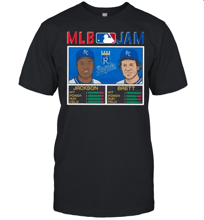 MLB Jam Bo Jackson And George Brett Classic Men's T-shirt