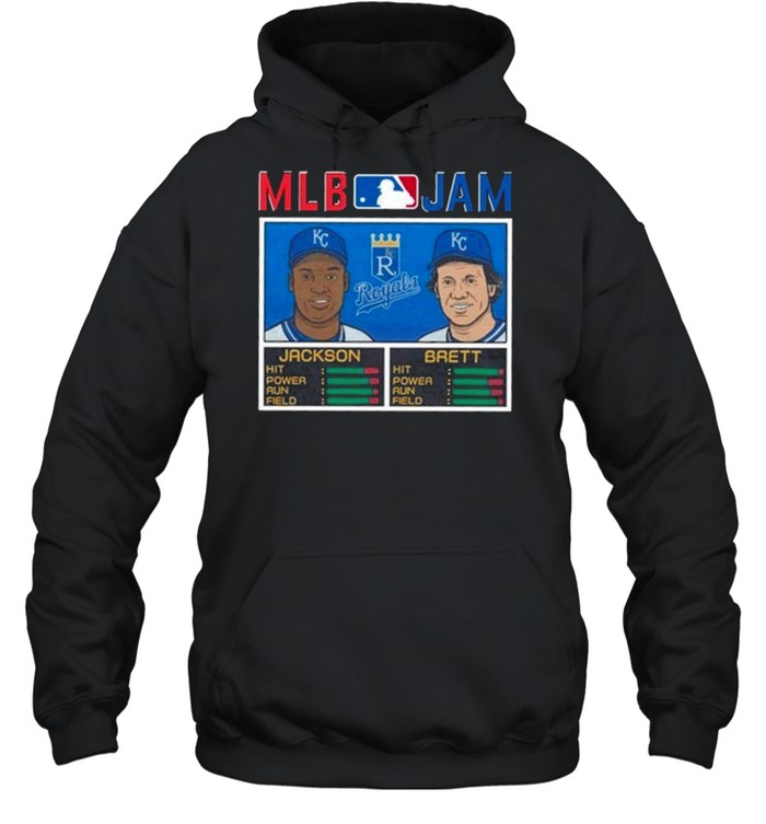 MLB Jam Bo Jackson And George Brett Unisex Hoodie