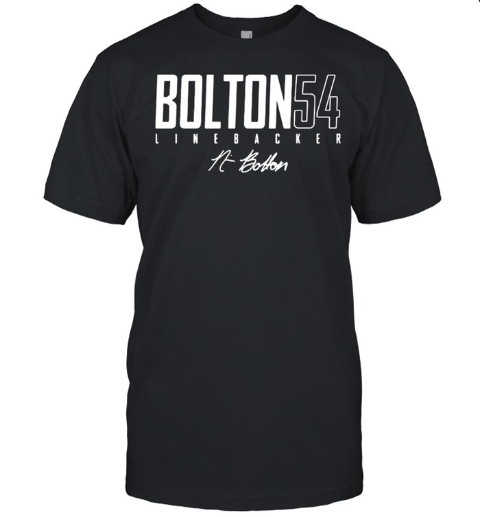 Boltons 54s Linebackers Signatures Shirts