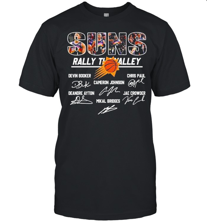 Phoenix Suns Rally The Valley signatures shirts