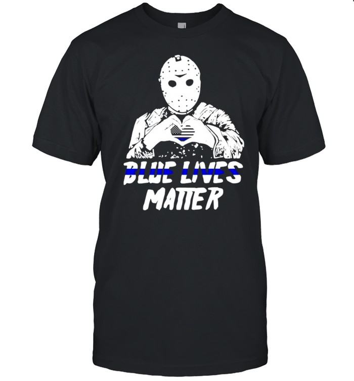 Jason Voorhees blue lives matter shirts