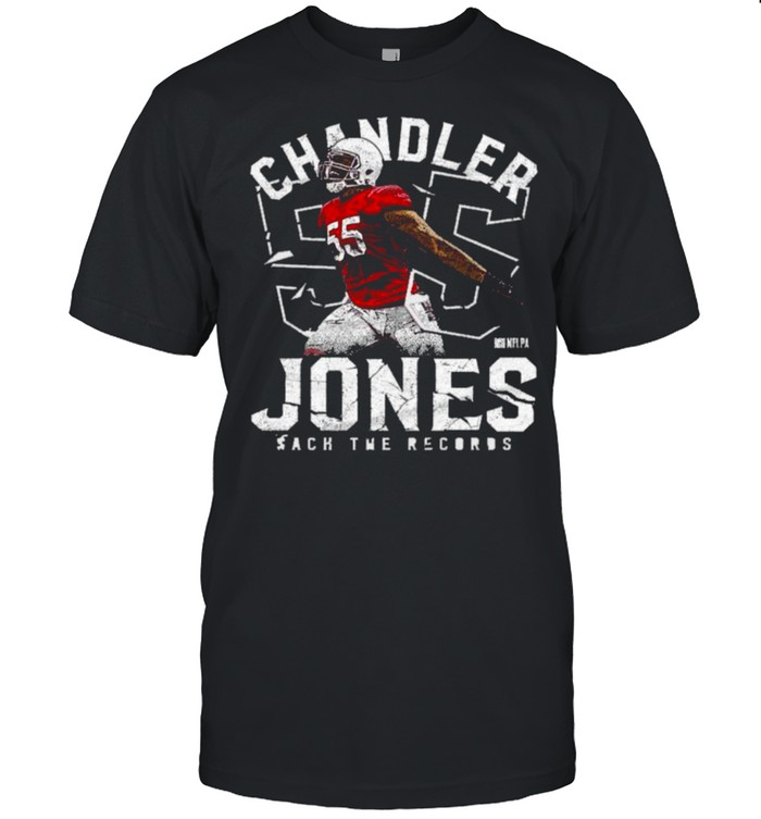 Chandler Jones Sack The Records Signature Shirt