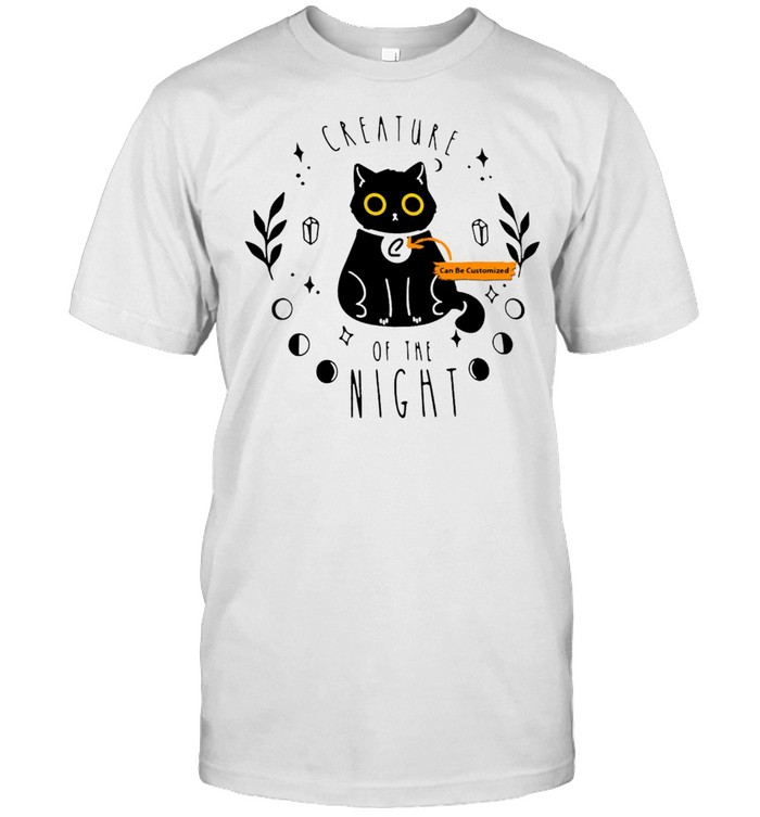 Creature Of The Night Funny Halloween Cats T-shirt Classic Men's T-shirt