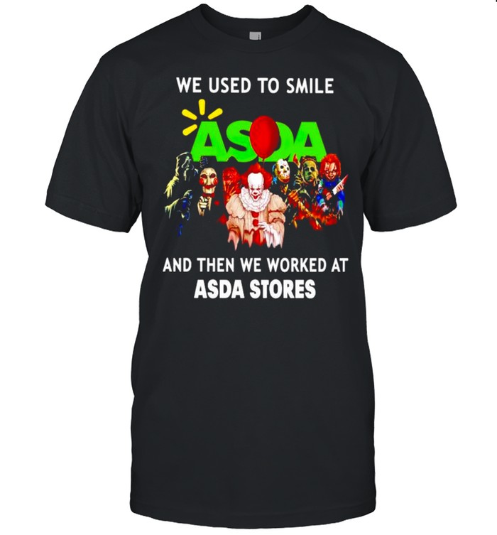 Horror Halloween we used to smile and then we worked at Asda Stores shirt Classic Men's T-shirt