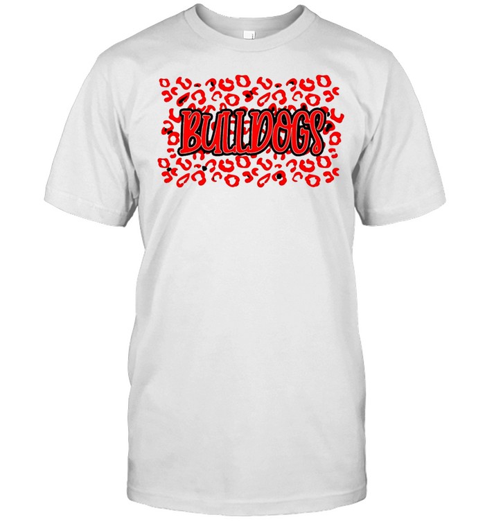 leopard School Spirit Mascot Bulldogs shirts