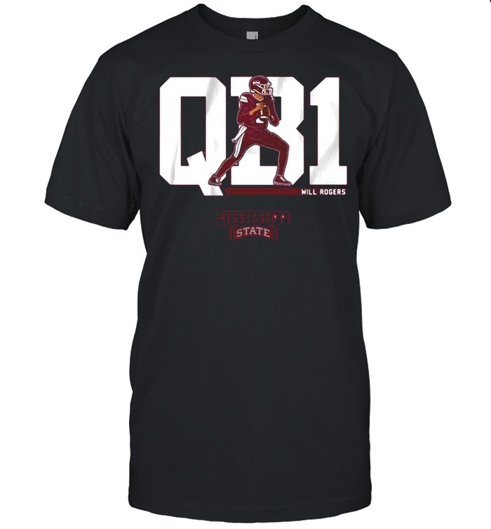 Mississippi State Baseball Will Rogers QB1 Shirts