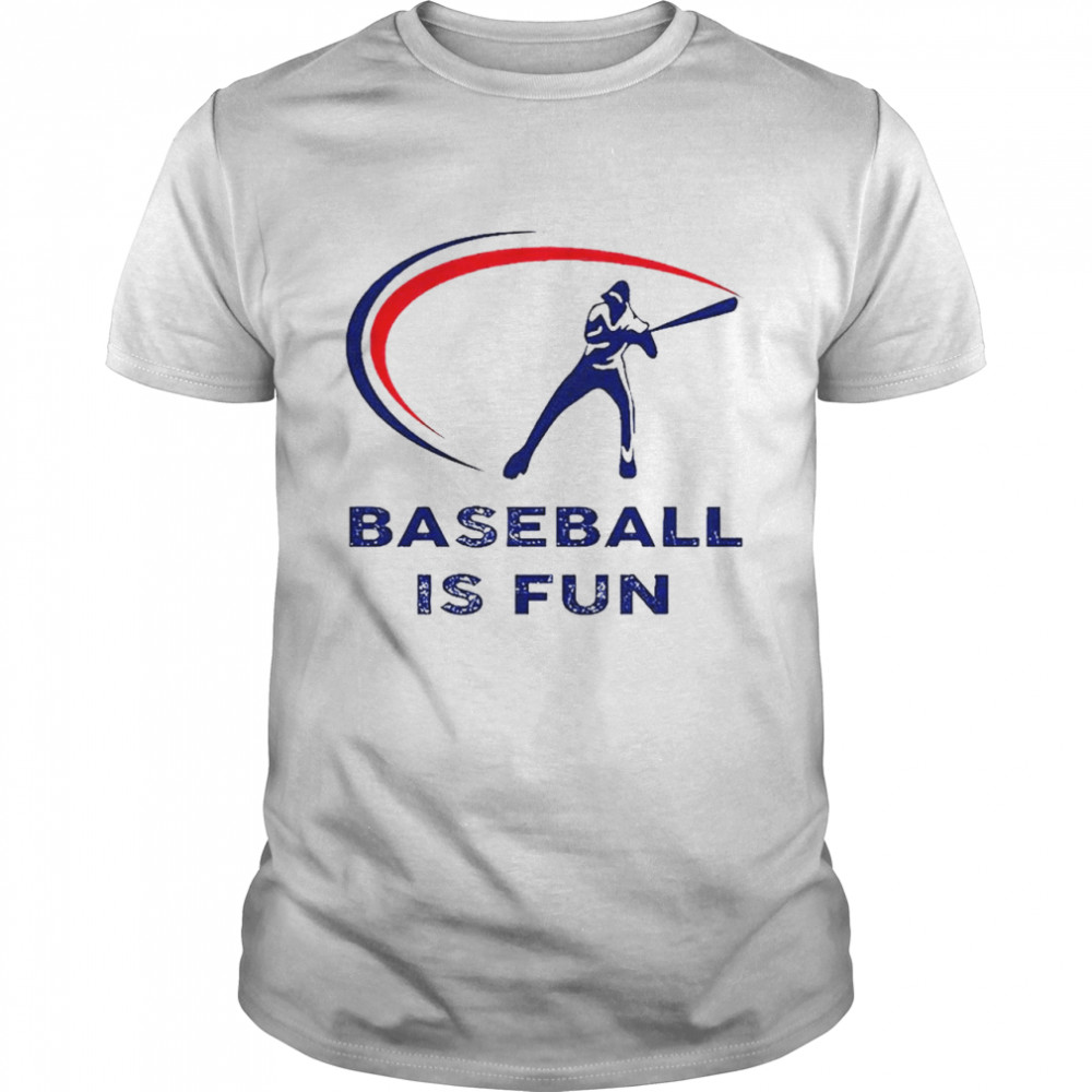 Baseball is fun swingman T-shirts