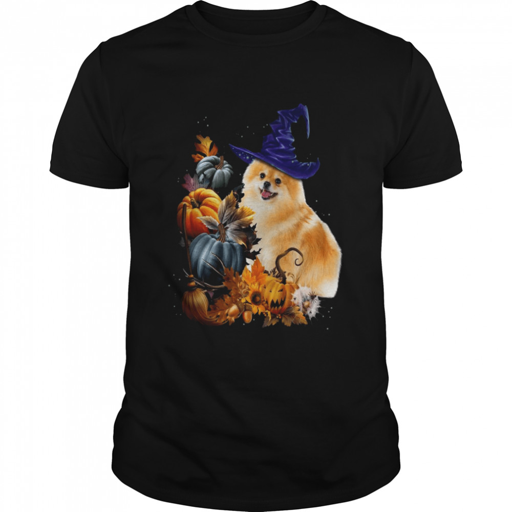 Pomeranian Fall Night shirts