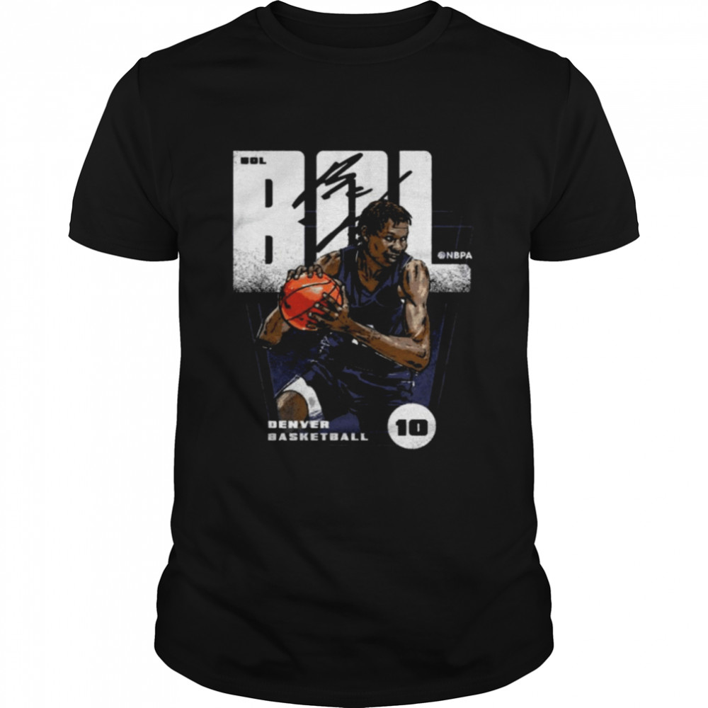 Bol Bol Denver Nuggets Basketball Premiere Signature Shirts