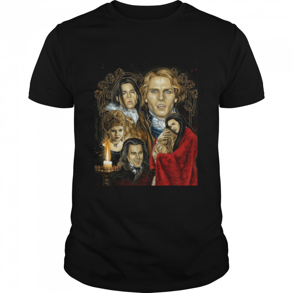 Interview With The Vampire Tribute Graphic Vampire Vintage T-shirts