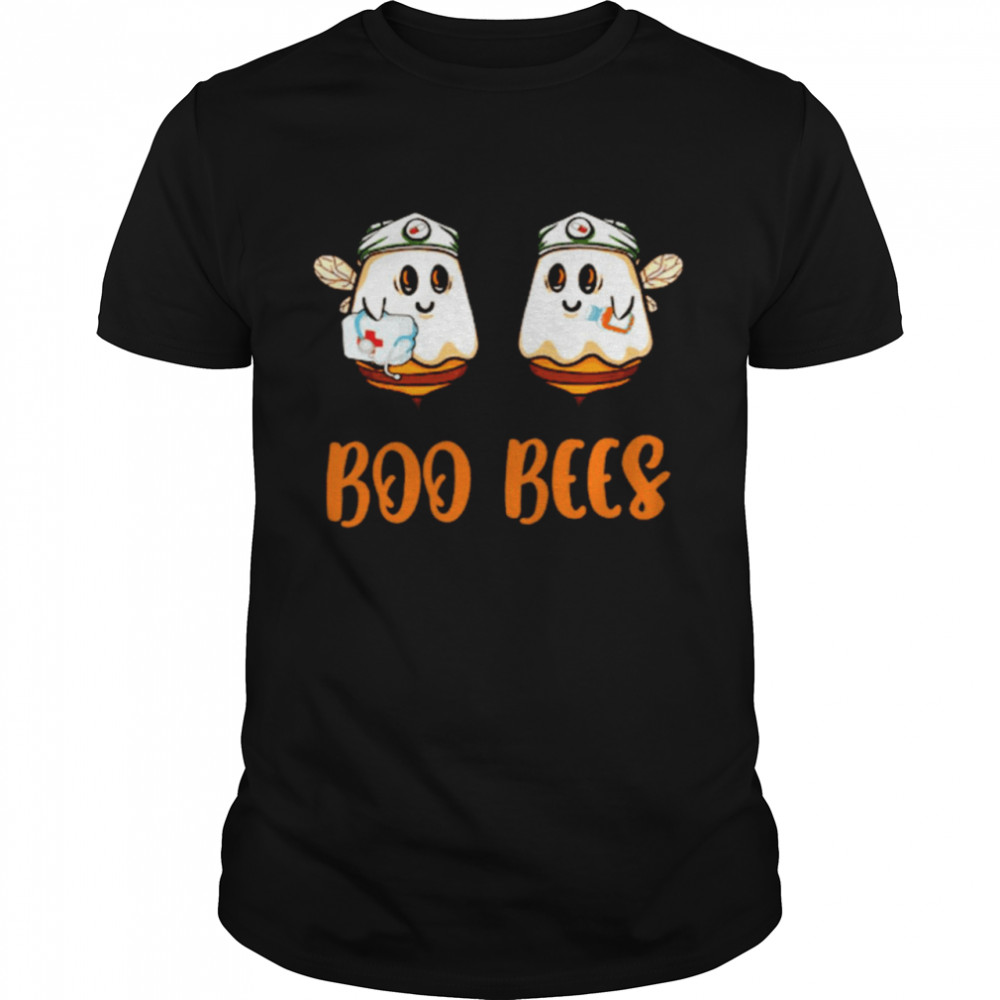 Boo Bees Nurse Ghost Halloween Matching Couples Costume  Classic Men's T-shirt