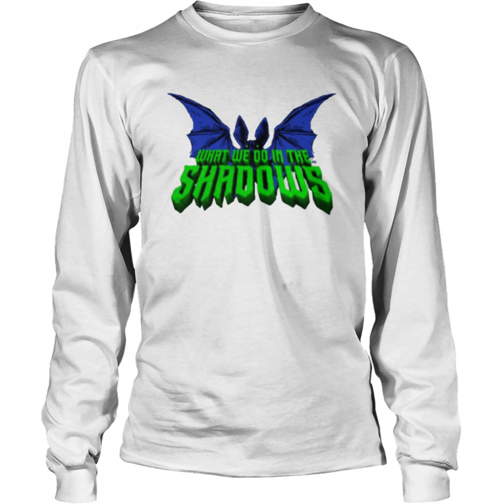 What We Do In The Shadows Bat Logo shirt Long Sleeved T-shirt