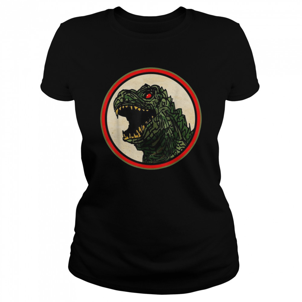 Dragon Anime Monster Gesicht für Cartoon Fans Classic Women's T-shirt