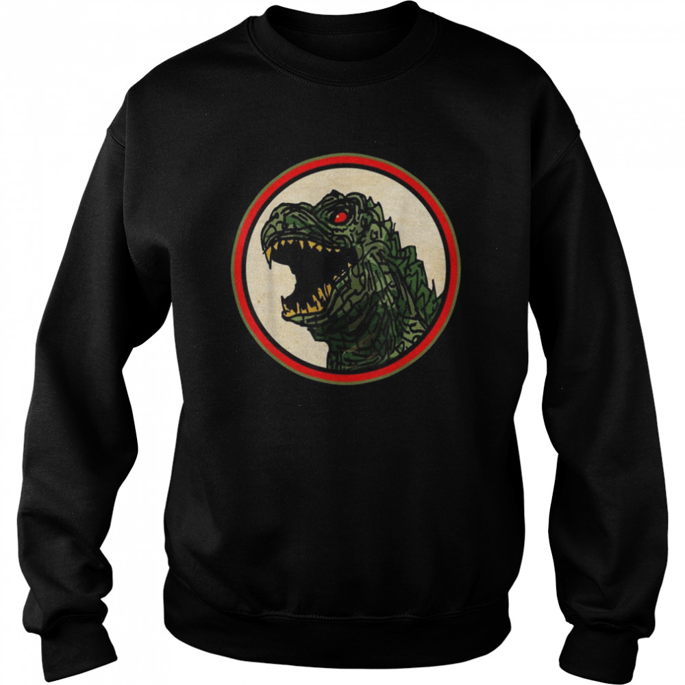 Dragon Anime Monster Gesicht für Cartoon Fans Unisex Sweatshirt