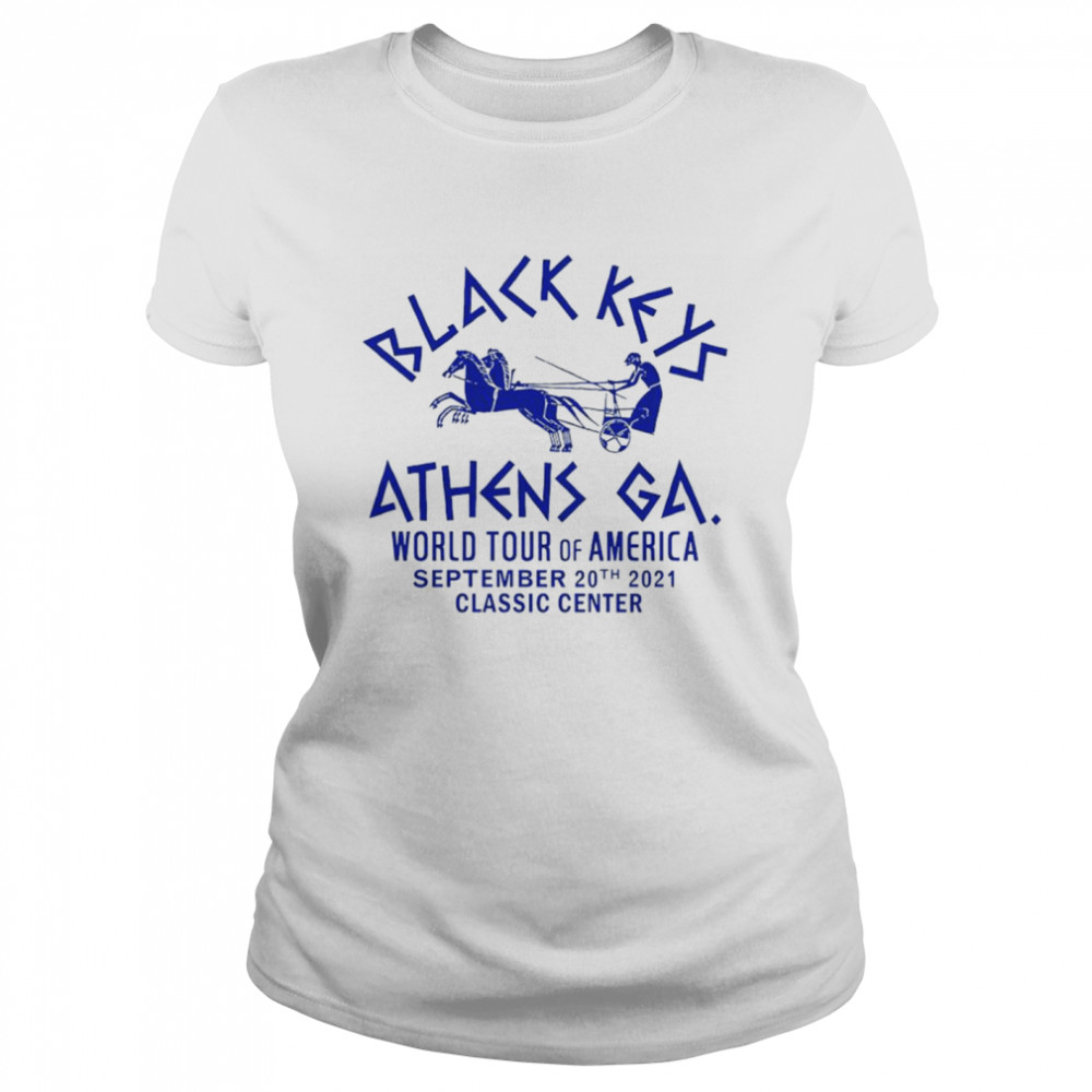 Black Keys Athens GA world tour of America shirt Classic Women's T-shirt