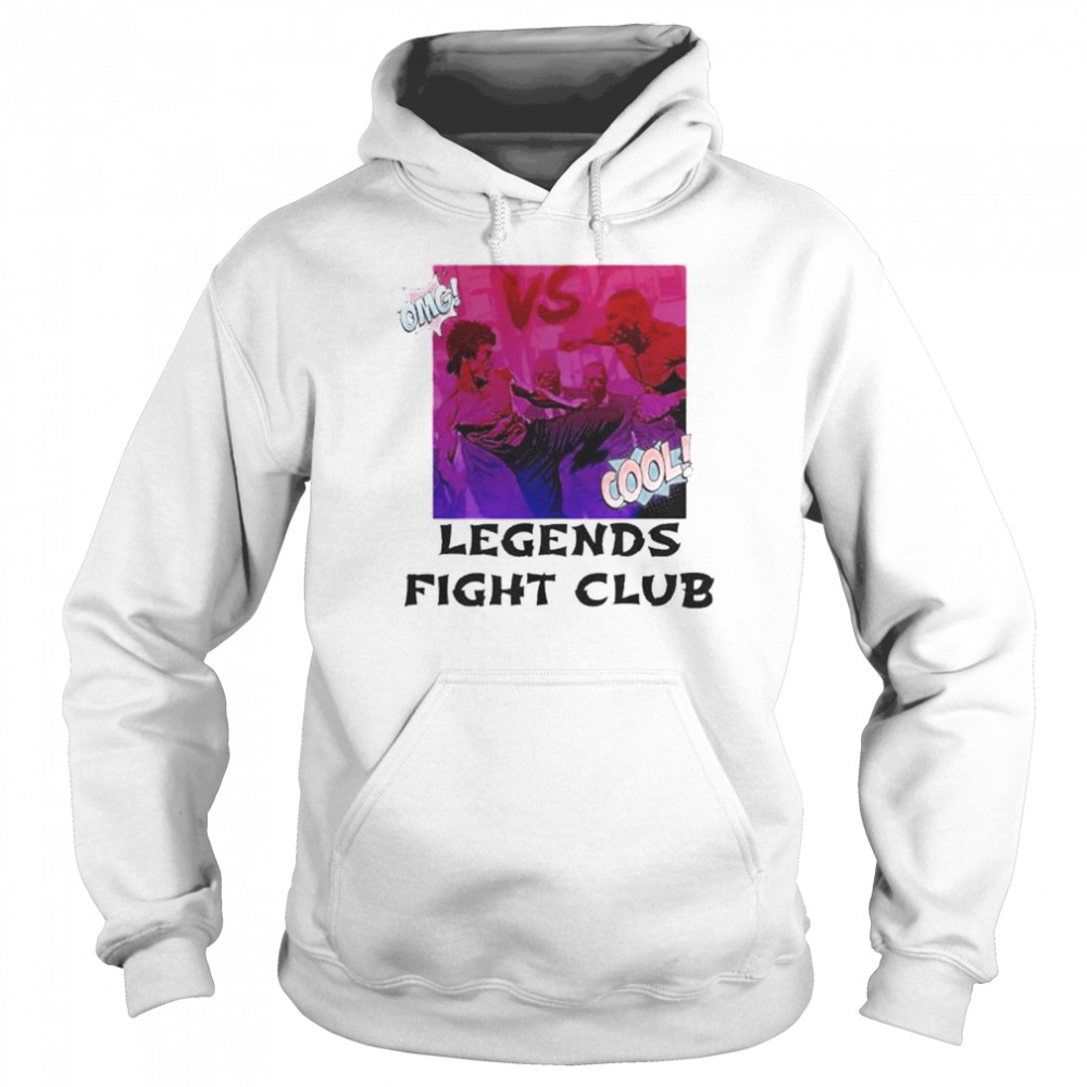 Bruce Lee vs Mike Tyson legends fight club shirt Unisex Hoodie