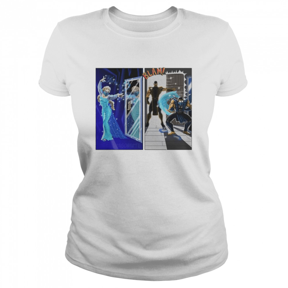 Disney Cinderella Mortal Kombat shirt Classic Women's T-shirt