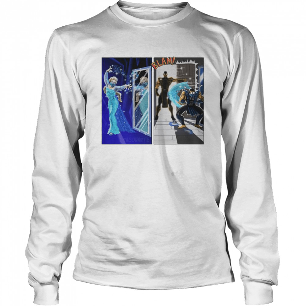 Disney Cinderella Mortal Kombat shirt Long Sleeved T-shirt