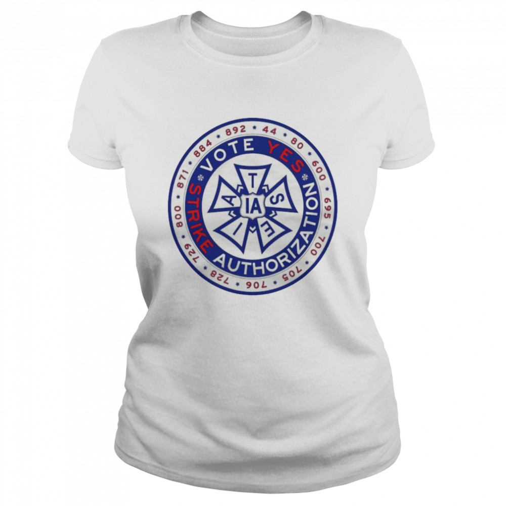IATSE Vote yes Strike Authorization 2021 shirt Classic Women's T-shirt