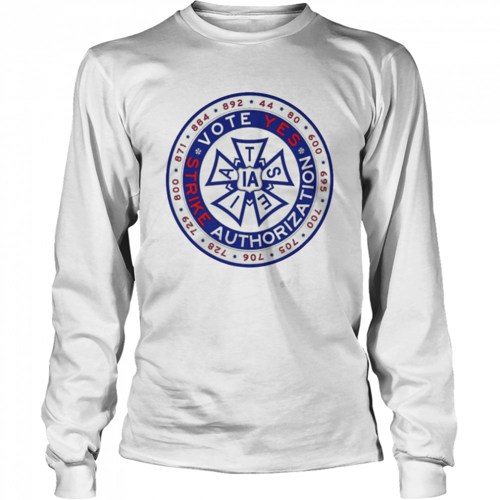 IATSE Vote yes Strike Authorization 2021 shirt Long Sleeved T-shirt