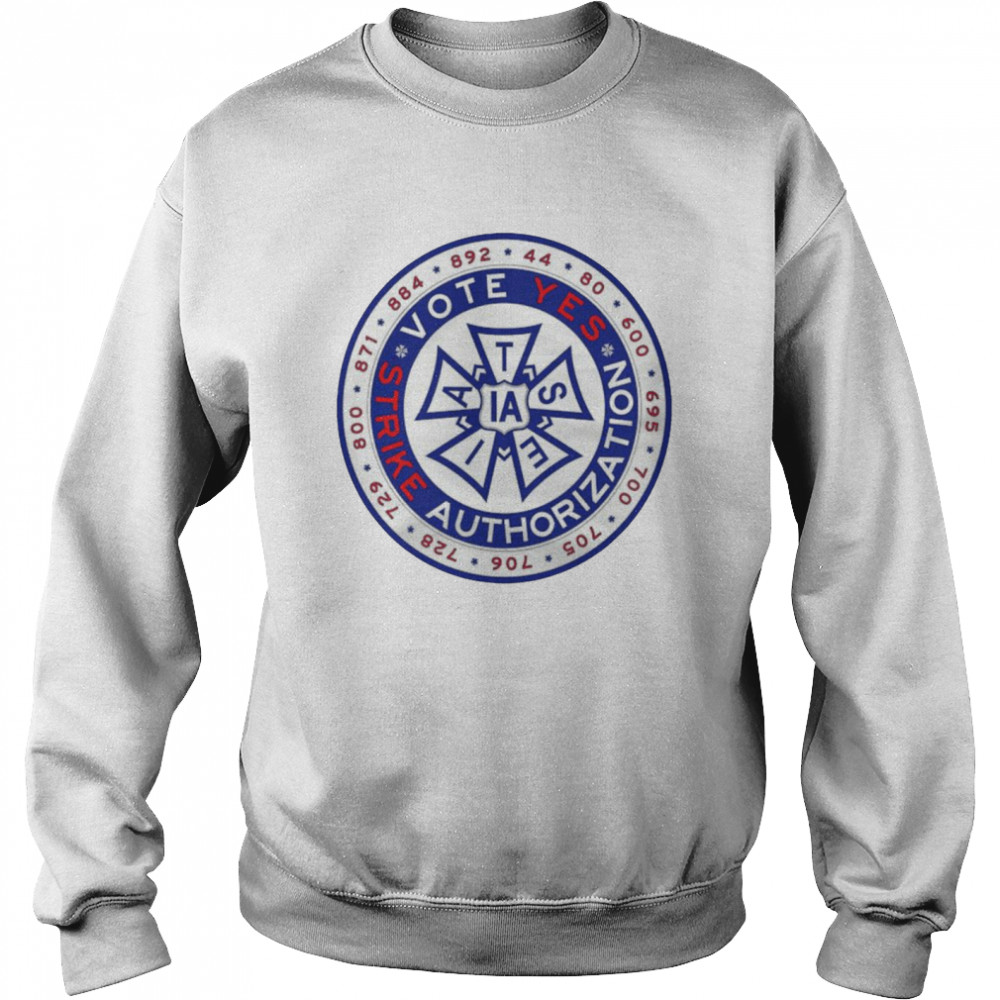 IATSE Vote yes Strike Authorization 2021 shirt Unisex Sweatshirt