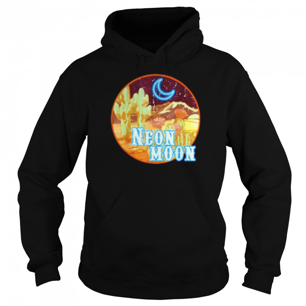 Neon moon retro shirt Unisex Hoodie