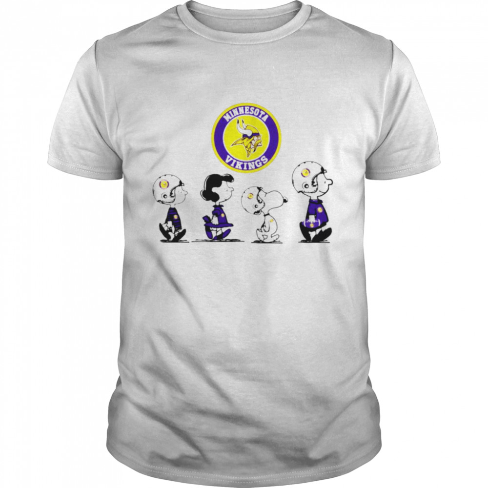 Peanuts Characters Minnesota Vikings Football team shirt Classic Men's T-shirt