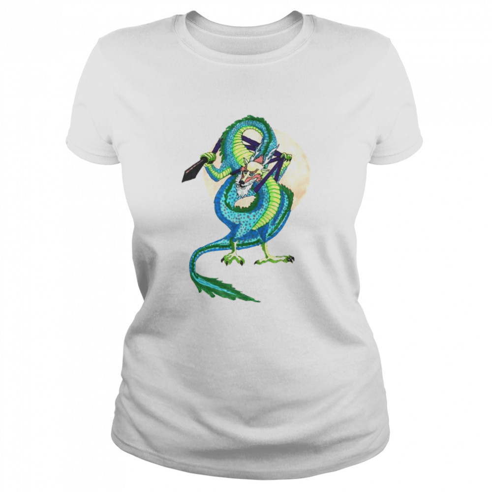 Ropedart Eastern Asian Dragon shirt Classic Women's T-shirt