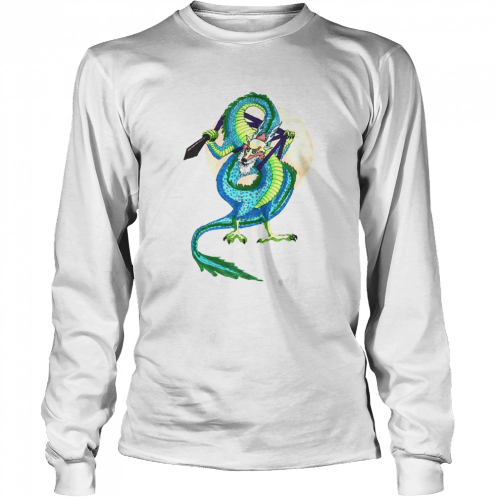 Ropedart Eastern Asian Dragon shirt Long Sleeved T-shirt