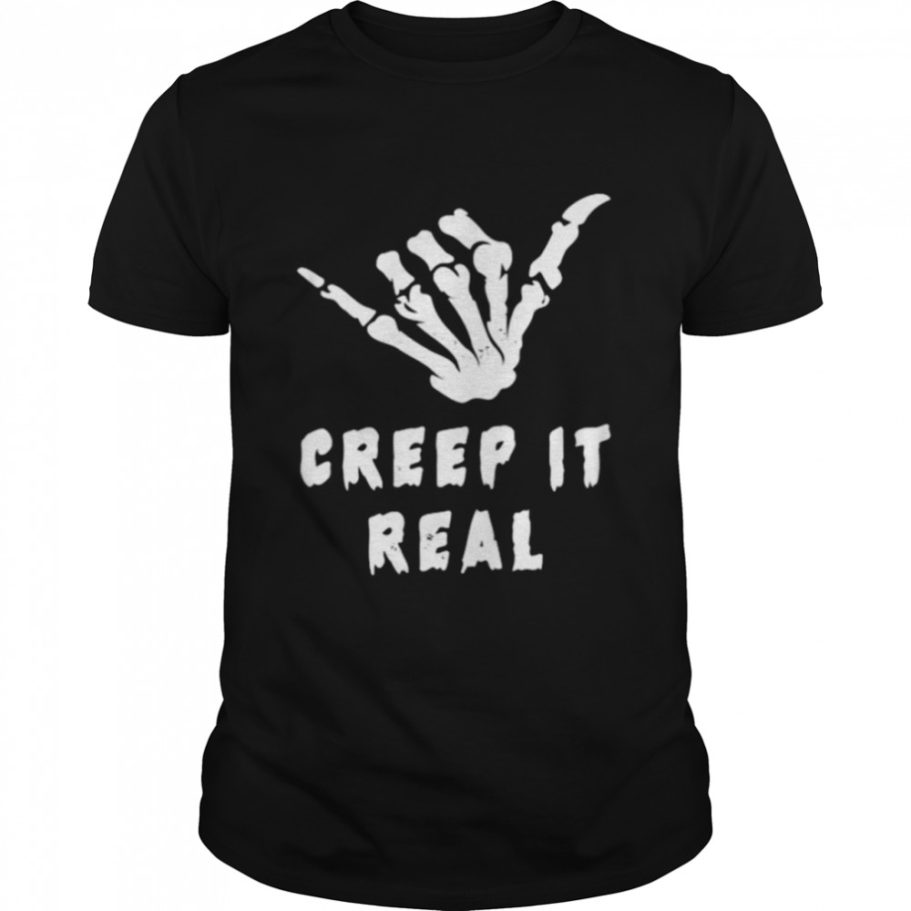 Skeleton hand creep it real t-shirt Classic Men's T-shirt