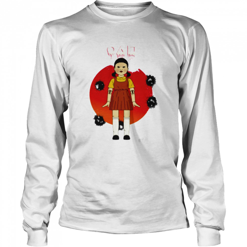Squid Game Doll t-shirt Long Sleeved T-shirt