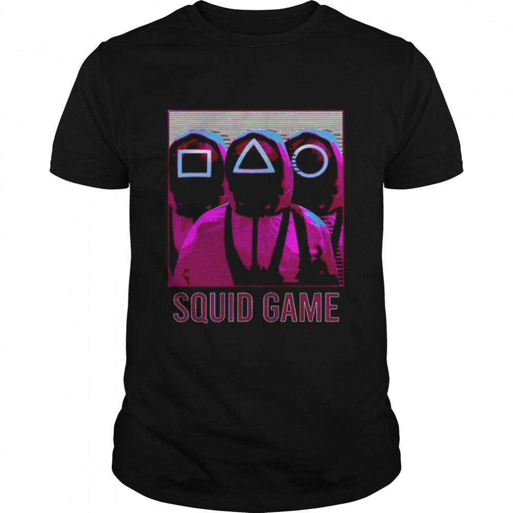 Squid Game Squad Retrowave Active movie shirt Classic Men's T-shirt