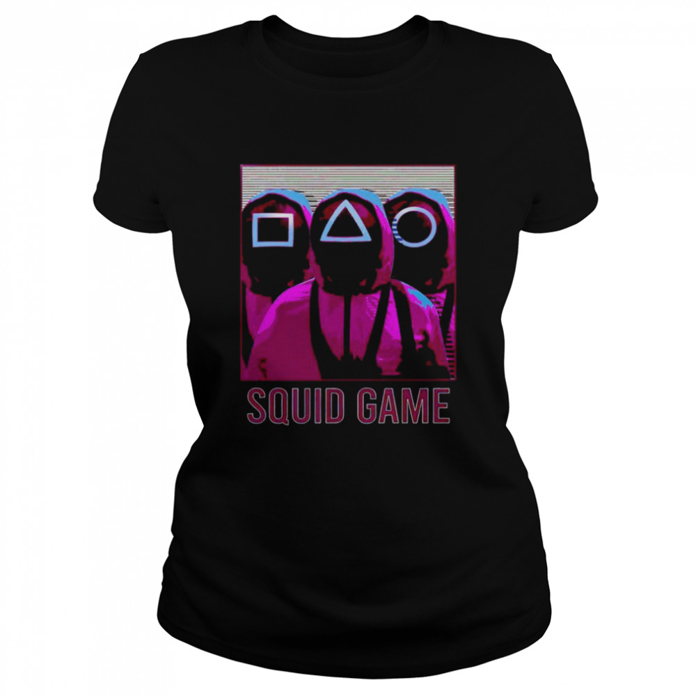 Squid Game Squad Retrowave Active movie shirt Classic Women's T-shirt