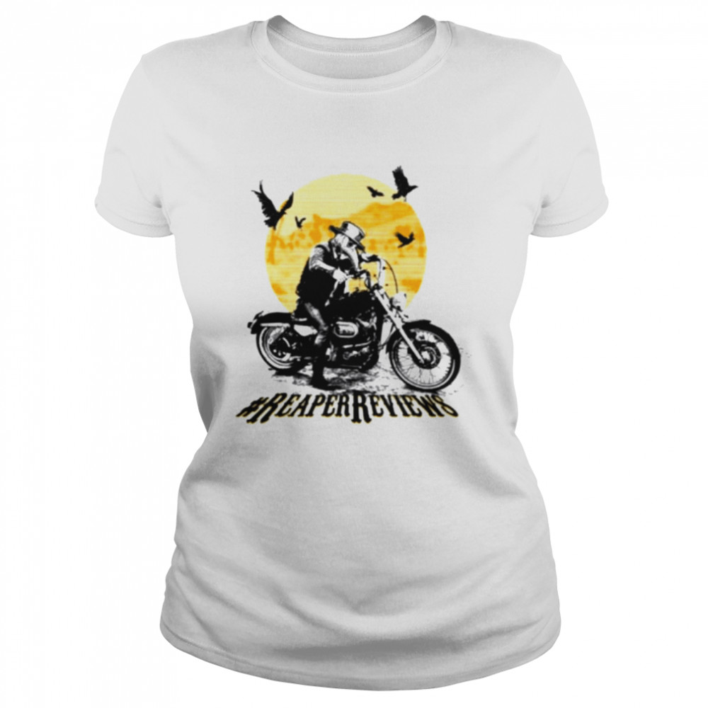Theory Samfam Reaper reviews Halloween shirt Classic Women's T-shirt