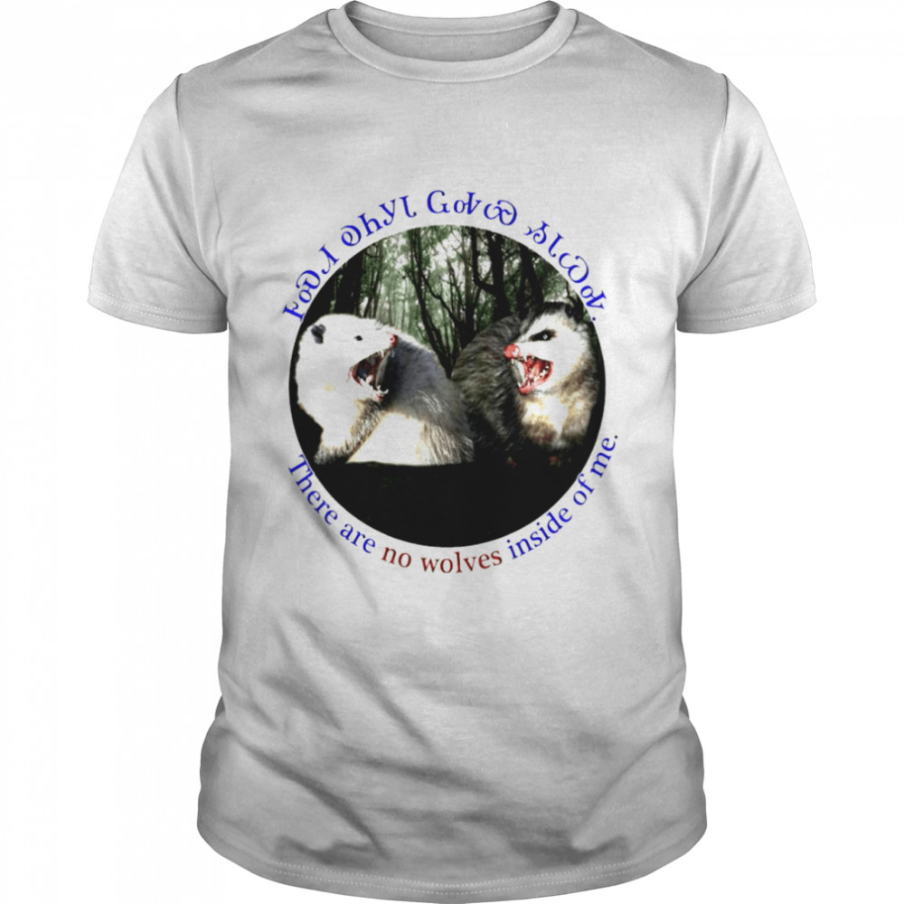 There are no wolves inside of me 2021 shirt Classic Men's T-shirt