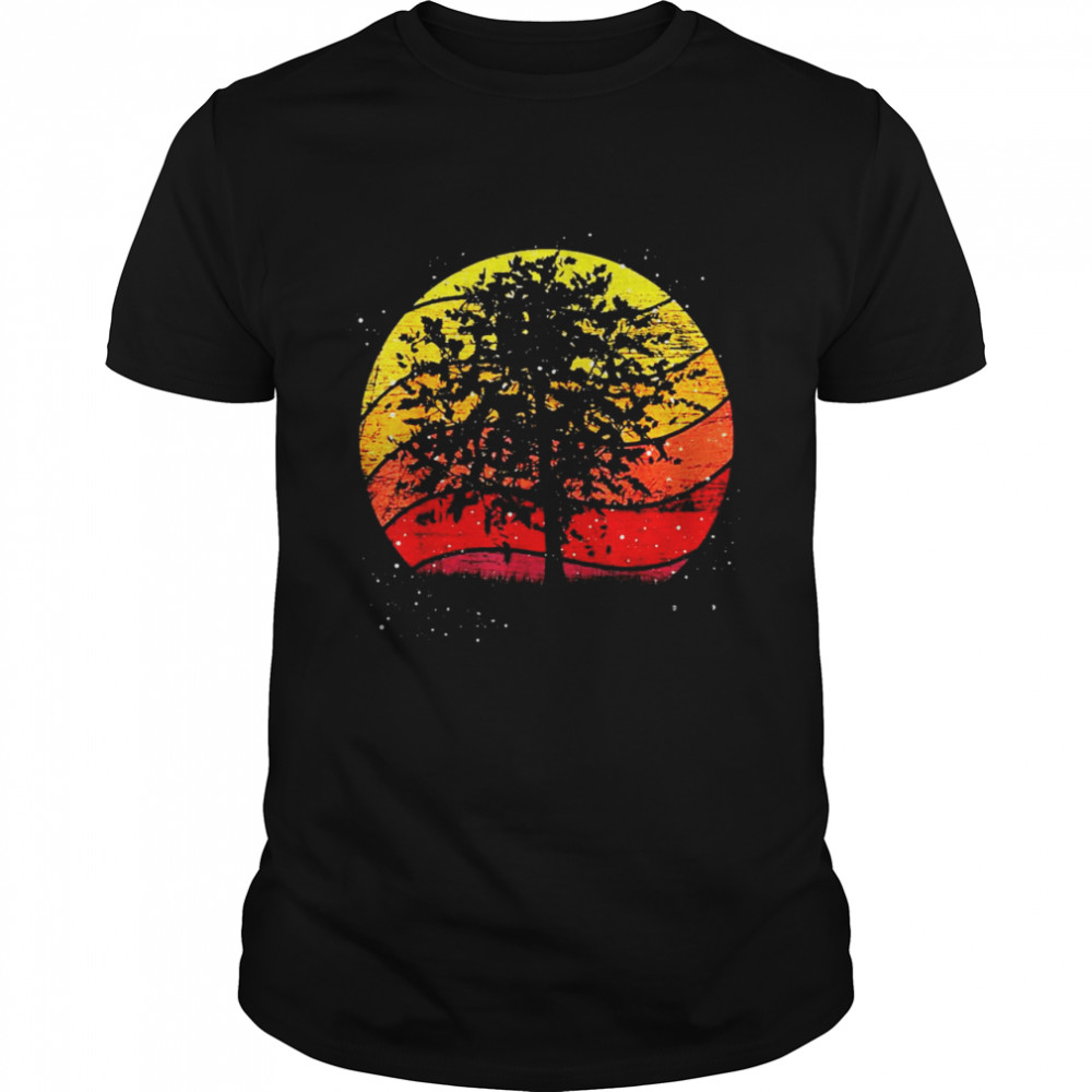 Trees Outdoor Wild Nature Wildlife Forest Vintage Retro T-shirt Classic Men's T-shirt