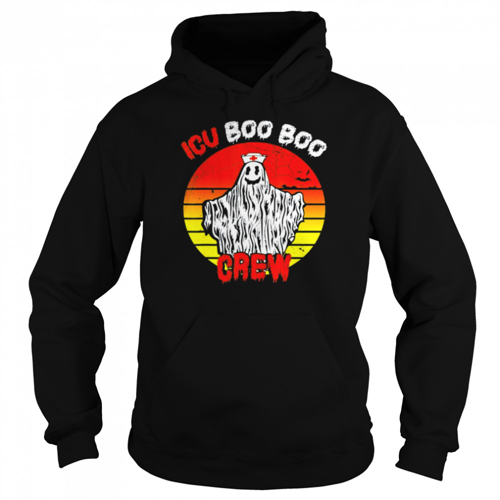 Nurse ICU Boo Boo Crew Ghost Nursing Halloween 2021 Unisex Hoodie